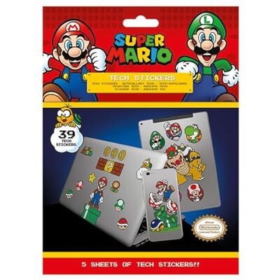 Pyramid Nintendo Mario Autocollants Super Mario Royaume Champignon Pyramid Nintendo Mario Autocollants Super Mario Royaume Champignon