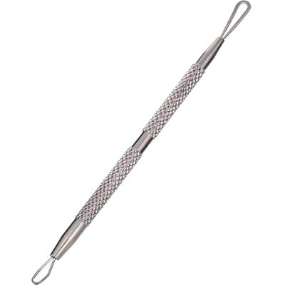HJDJBD Extracteur de points noirs, tire-comédons, pince à épiler en acier inoxydable, extracteur de miliums, aiguille à lancette, outil d'expression des boutons, cric de comédons, instrument pour soin du HJDJBD Extracteur de points noirs, tire-comédons, pince à épiler en acier inoxydable, extracteur de miliums, aiguille à lancette, outil d'expression des boutons, cric de comédons, instrument pour soin du