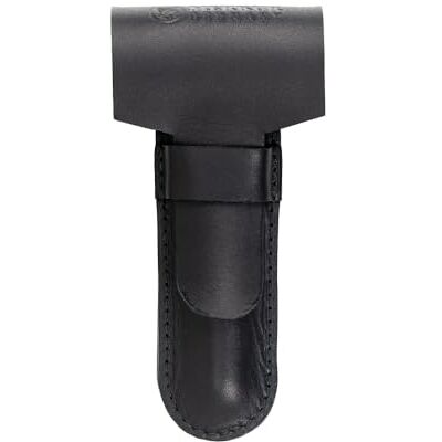 MERKUR Étui de rasoir en cuir Noir Cowhide, Fit All Razors Except 24001, Up to 110 mm MERKUR Étui de rasoir en cuir Noir Cowhide, Fit All Razors Except 24001, Up to 110 mm