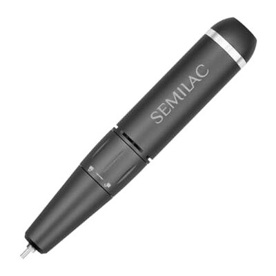 Semilac Ponceuse à ongles Mini Pen Black Edition Lime à ongles électrique compacte 30 000 tr/min, silencieuse et puissante, chargement USB, idéale pour manucure et pédicure à la maison Semilac Ponceuse à ongles Mini Pen Black Edition Lime à ongles électrique compacte 30 000 tr/min, silencieuse et puissante, chargement USB, idéale pour manucure et pédicure à la maison