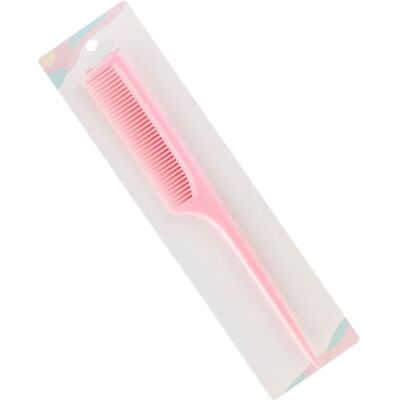 KiddiBubzi Peigne à dents fines en plastique, outil de dessin de queue antistatique, Style de pointe, Rat de coiffure 3 pièces(Pink) KiddiBubzi Peigne à dents fines en plastique, outil de dessin de queue antistatique, Style de pointe, Rat de coiffure 3 pièces(Pink)