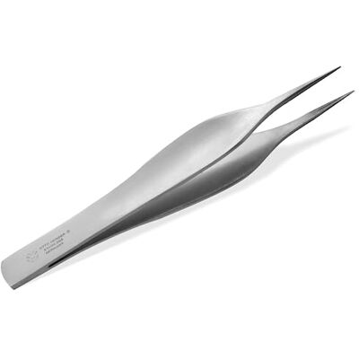 Otto Herder Manicure Pince à épiler de 11,3 cm avec pointe fine, pince médicale avec micro-denture, pince à épiler pointue chirurgicale en acier d'instrument, qualité médicale Otto Herder Manicure Pince à épiler de 11,3 cm avec pointe fine, pince médicale avec micro-denture, pince à épiler pointue chirurgicale en acier d'instrument, qualité médicale