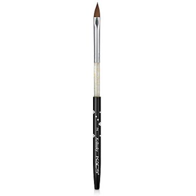 KADS Kolinsky Sable Brosse à ongles en acrylique Noir Métal 100 % Kolinsky Cheveux Rond Professionnel KADS Kolinsky Sable Brosse à ongles en acrylique Noir Métal 100 % Kolinsky Cheveux Rond Professionnel