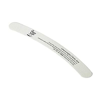 Peggy Sage Lime à ongles 2 visages Forme dure Banane Blanc 100/180 122503 Peggy Sage Lime à ongles 2 visages Forme dure Banane Blanc 100/180 122503