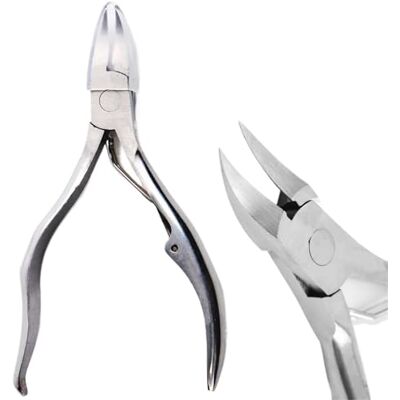 HUDFVIOI Ciseaux à cuticules, coupe-cuticules, pince à manucure, enlever les peaux mortes, outil de pédicure en acier inoxydable, coupe-ongles épais HUDFVIOI Ciseaux à cuticules, coupe-cuticules, pince à manucure, enlever les peaux mortes, outil de pédicure en acier inoxydable, coupe-ongles épais