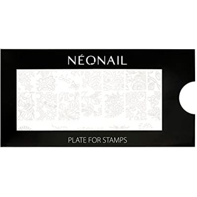 NÉONAIL NEONAIL Stamping Plate 07 Plaque d'estampage Plaque d'estampage des ongles Nail Art Stamping Plaque de tampons Décoration d'Ongles NÉONAIL NEONAIL Stamping Plate 07 Plaque d'estampage Plaque d'estampage des ongles Nail Art Stamping Plaque de tampons Décoration d'Ongles