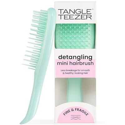 Tangle Teezer Mini Ultimate Detangler, pour Cheveux Secs et Mouillés, Brosse à Cheveux Démêlante pour Cheveux Fins et Délicats, Brosse Idéale pour les Enfants et pour Voyager, Jade Lagon Tangle Teezer Mini Ultimate Detangler, pour Cheveux Secs et Mouillés, Brosse à Cheveux Démêlante pour Cheveux Fins et Délicats, Brosse Idéale pour les Enfants et pour Voyager, Jade Lagon