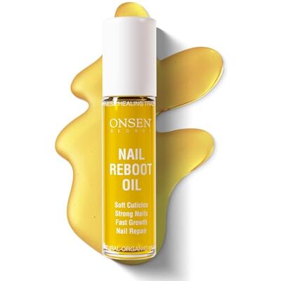 ONSEN Secret Nail & Cuticle Repair Oil (10ml) Dry Oil Formula Japanese Tsubaki, Tea Tree & Jojoba Strengthens Nails, Repairs Cuticles, Hydrates Skin & Hair Natural & Vegan ONSEN Secret Nail & Cuticle Repair Oil (10ml) Dry Oil Formula Japanese Tsubaki, Tea Tree & Jojoba Strengthens Nails, Repairs Cuticles, Hydrates Skin & Hair Natural & Vegan