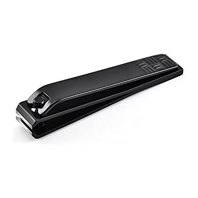 OURVER Nail Clipper, Clipper à ongles en acier inoxydable 1PC, machine à découper à ongles, coupe-ongles professionnels, pince à ongles à ongles à ongles (Color : Black, Size : Small) OURVER Nail Clipper, Clipper à ongles en acier inoxydable 1PC, machine à découper à ongles, coupe-ongles professionnels, pince à ongles à ongles à ongles (Color : Black, Size : Small)