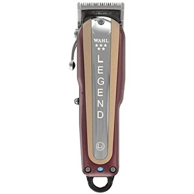 Wahl 5 Star Legend Tondeuse à cheveux professionnelle sans fil, kit de coupe de cheveux professionnel, levier conique réglable, lame crunch, lames compensées, sans fil, fournitures de barbiers Wahl 5 Star Legend Tondeuse à cheveux professionnelle sans fil, kit de coupe de cheveux professionnel, levier conique réglable, lame crunch, lames compensées, sans fil, fournitures de barbiers