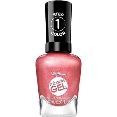 Sally Hansen Miracle Gel Supercharged Pinks, Go Hard or Glow Home, Nagellak, Color Grip Complex, Langhoudend, 14,7 ml Sally Hansen Miracle Gel Supercharged Pinks, Go Hard or Glow Home, Nagellak, Color Grip Complex, Langhoudend, 14,7 ml