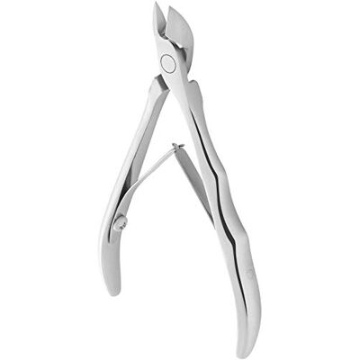 Staleks K-12 Pince à cuticules professionnelle Longueur 12 cm Coupe 1 cm Étui de protection en cuir Staleks K-12 Pince à cuticules professionnelle Longueur 12 cm Coupe 1 cm Étui de protection en cuir