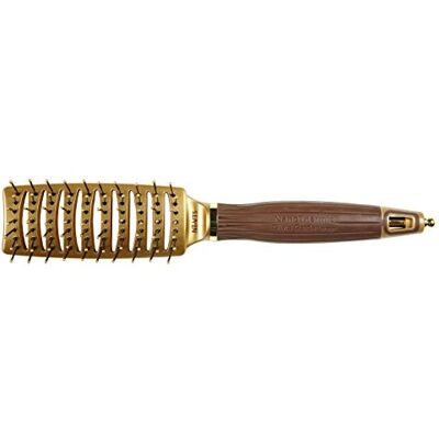 Olivia Garden NanoThermic Brosse Styler Ventilée Antibactérien, Céramique, Antistatique, Tourmaline-Ion, Poils en Nylon Olivia Garden NanoThermic Brosse Styler Ventilée Antibactérien, Céramique, Antistatique, Tourmaline-Ion, Poils en Nylon