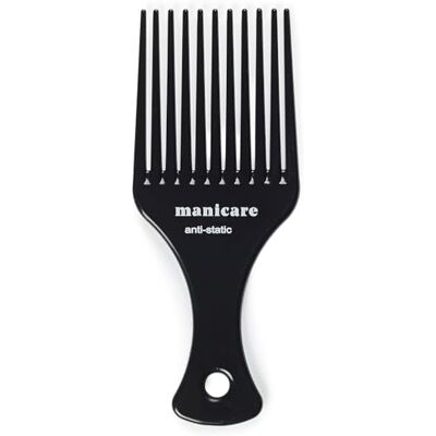 Manicare Peigne Afro Démêlant Dents Larges Antistatique Pour cheveux bouclés, crépus, frisés et ondulés utilisable sec ou mouillé réduit la casse et les tiraillements Manicare Peigne Afro Démêlant Dents Larges Antistatique Pour cheveux bouclés, crépus, frisés et ondulés utilisable sec ou mouillé réduit la casse et les tiraillements