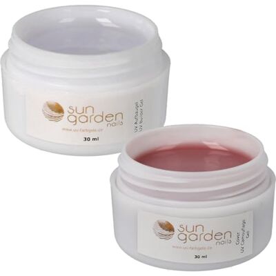 Sun Gel UV de construction 30 ml + gel UV Cover 30 ml Sun Gel UV de construction 30 ml + gel UV Cover 30 ml