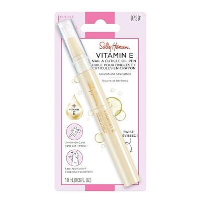 Sally Hansen Vitamin E Nail & Cuticle Oil Pen, Traitement des ongles, Taille Stylo de voyage pour cuticules Sally Hansen Vitamin E Nail & Cuticle Oil Pen, Traitement des ongles, Taille Stylo de voyage pour cuticules