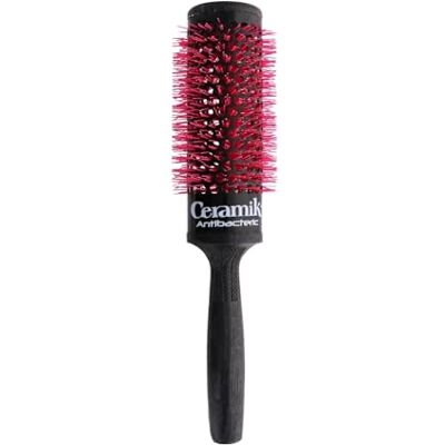 TEK Ligne professionnelle Brosse thermique avec rouleau en céramique et poils antibactériens, pour cheveux longs diamètre 42 mm TEK Ligne professionnelle Brosse thermique avec rouleau en céramique et poils antibactériens, pour cheveux longs diamètre 42 mm