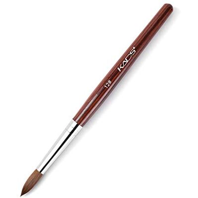 KADS Pinceau Ongles Manucure Poil Martre 100% Acrylique Outil Nail Art 12# Bois Rouge poignée KADS Pinceau Ongles Manucure Poil Martre 100% Acrylique Outil Nail Art 12# Bois Rouge poignée