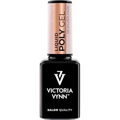 VICTORIA VYNN Liquid Poly Gel UV/LED 15 ml Épaisseur acrylique et légèreté du gel Gel de construction auto-lissant en flacon pour extension des ongles (05 Silver Haze) VICTORIA VYNN Liquid Poly Gel UV/LED 15 ml Épaisseur acrylique et légèreté du gel Gel de construction auto-lissant en flacon pour extension des ongles (05 Silver Haze)