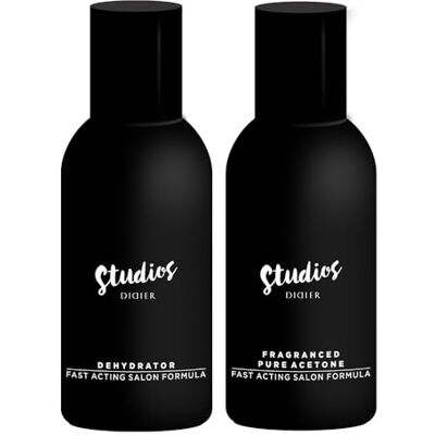DIDIER LAB Dissolvant parfumé à l'acétone pure UV Dissolvant à l'acétone pur Dissolvant pour vernis à ongles UV Tips Top Coats et Bases Acétone pure avec parfum Lot de 2 x 150 ml DIDIER LAB Dissolvant parfumé à l'acétone pure UV Dissolvant à l'acétone pur Dissolvant pour vernis à ongles UV Tips Top Coats et Bases Acétone pure avec parfum Lot de 2 x 150 ml