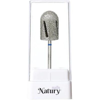 Natury Nails Pointe diamantée pour fraise à ongles, pointe de pédicure, cors et rugosité, grain moyen Natury Nails Pointe diamantée pour fraise à ongles, pointe de pédicure, cors et rugosité, grain moyen