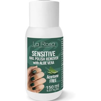 La Rosa LaRosa Dissolvant pour vernis à ongles sans acétone 150 ml Sensible à l'aloe vera pour un retrait doux et fiable des vernis à ongles, particulièrement adapté aux ongles cassants La Rosa LaRosa Dissolvant pour vernis à ongles sans acétone 150 ml Sensible à l'aloe vera pour un retrait doux et fiable des vernis à ongles, particulièrement adapté aux ongles cassants