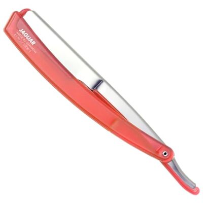JAGUAR Rasoir R1 M Coral Couteau à lames interchangeables avec peigne de sécurité Lames interchangeables incluses Fabriqué en Allemagne JAGUAR Rasoir R1 M Coral Couteau à lames interchangeables avec peigne de sécurité Lames interchangeables incluses Fabriqué en Allemagne