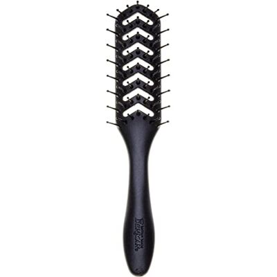 Denman Detangling Brush With Lightweight Grip & Control – Perfect For Styling During Blow-Dry & Detangling Wet & Dry Hair – Black Denman Detangling Brush With Lightweight Grip & Control – Perfect For Styling During Blow-Dry & Detangling Wet & Dry Hair – Black