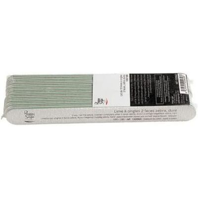 Peggy Sage Zebra 2-seitige Nagelfeile 100/180 Peggy Sage Zebra 2-seitige Nagelfeile 100/180