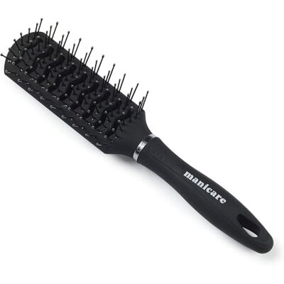 Manicare Brosse Brushing Ventilée, Démêle et Apporte du Volume, Pour Cheveux Mouillés ou Secs, Tous Types de Cheveux, Picots Doux Manicare Brosse Brushing Ventilée, Démêle et Apporte du Volume, Pour Cheveux Mouillés ou Secs, Tous Types de Cheveux, Picots Doux
