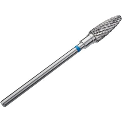 Staleks PRO Foret de coupe en carbure pour ongles, type "maïs", dureté bleue, diamètre de la tête 5 mm/partie travaillante 13 mm Staleks PRO Foret de coupe en carbure pour ongles, type "maïs", dureté bleue, diamètre de la tête 5 mm/partie travaillante 13 mm
