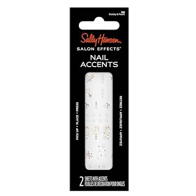 Sally Hansen Salon Effects Bubbly & Pearls Autocollants pour nail art faciles à utiliser sans obligation à utiliser sur du vernis à ongles ou des ongles nus, différents styles Sally Hansen Salon Effects Bubbly & Pearls Autocollants pour nail art faciles à utiliser sans obligation à utiliser sur du vernis à ongles ou des ongles nus, différents styles
