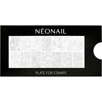 NÉONAIL NEONAIL Stamping Plate 14 Plaque d'estampage Plaque d'estampage des ongles Nail Art Stamping Plaque de tampons Décoration d'Ongles NÉONAIL NEONAIL Stamping Plate 14 Plaque d'estampage Plaque d'estampage des ongles Nail Art Stamping Plaque de tampons Décoration d'Ongles