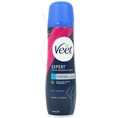 Veet Crème en spray pour peaux sensibles 150 ml Veet Crème en spray pour peaux sensibles 150 ml