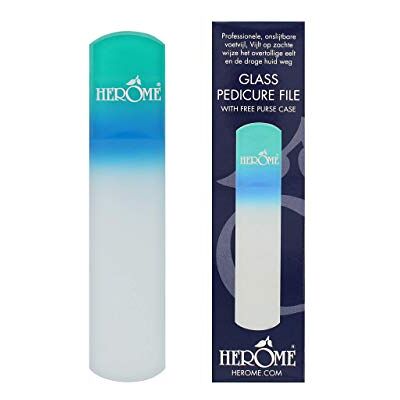 Herome Foot Care Lime À Pied En Verre (Glass Pedicure File) Double Face Indestructible Et Hygiénique À Utiliser Pour Des Pieds Lisses Et Doux Herome Foot Care Lime À Pied En Verre (Glass Pedicure File) Double Face Indestructible Et Hygiénique À Utiliser Pour Des Pieds Lisses Et Doux