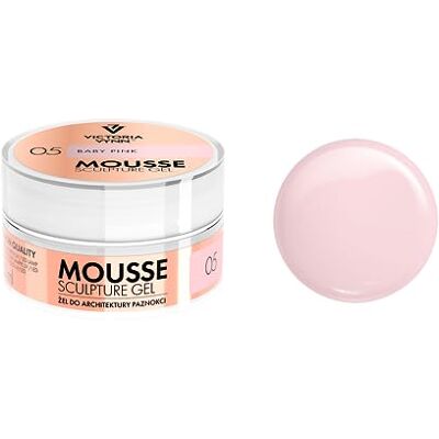 VICTORIA VYNN Gel de sculpture Thixotrope Mousse 15 ml Extension d'ongles (05 Rose layette) VICTORIA VYNN Gel de sculpture Thixotrope Mousse 15 ml Extension d'ongles (05 Rose layette)