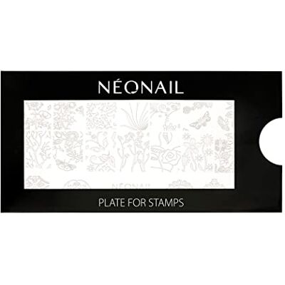 NÉONAIL NEONAIL Stamping Plate 09 Plaque d'estampage Plaque d'estampage des ongles Nail Art Stamping Plaque de tampons Décoration d'Ongles NÉONAIL NEONAIL Stamping Plate 09 Plaque d'estampage Plaque d'estampage des ongles Nail Art Stamping Plaque de tampons Décoration d'Ongles