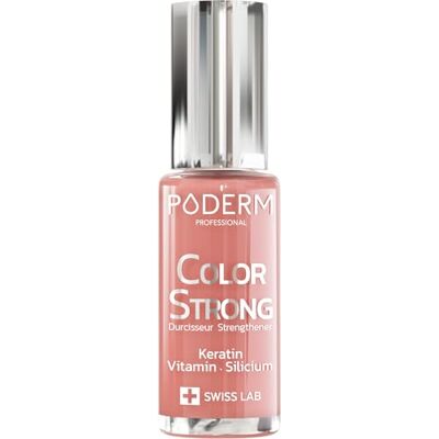 PODERM Vernis Durcisseur Ongles BIOTINE SILICIUM KERATINE Fortifie & Répare les ongles abimés, fragilisés, cassants par semi permanent, vieillissement Couleur Corail Light Mains & Pieds Swiss Made PODERM Vernis Durcisseur Ongles BIOTINE SILICIUM KERATINE Fortifie & Répare les ongles abimés, fragilisés, cassants par semi permanent, vieillissement Couleur Corail Light Mains & Pieds Swiss Made