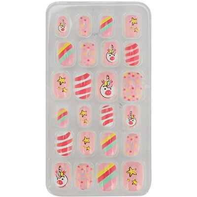 ACOGEDO 24pcs pour Enfants Amovibles Faux Ongles Modèle de Dessin animé Couverture Complète sur les Ongles Artificiels Faux Nails de Filles Glue Enfants sur les (03) ACOGEDO 24pcs pour Enfants Amovibles Faux Ongles Modèle de Dessin animé Couverture Complète sur les Ongles Artificiels Faux Nails de Filles Glue Enfants sur les (03)