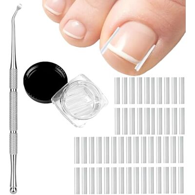 JINGLOUA Kit Correcteur D’Ongles Incarnés,50 Bandes de Redressement Indolores avec Lève-Ongles,pour Ongles Incarnés Correction sans Douleur pour Hommes et Femmes JINGLOUA Kit Correcteur D’Ongles Incarnés,50 Bandes de Redressement Indolores avec Lève-Ongles,pour Ongles Incarnés Correction sans Douleur pour Hommes et Femmes