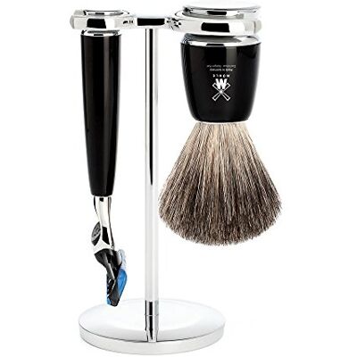 MÜHLE Set de rasage Brosse à Raser, Gillette® Fusion et support Rytmo MÜHLE Set de rasage Brosse à Raser, Gillette® Fusion et support Rytmo