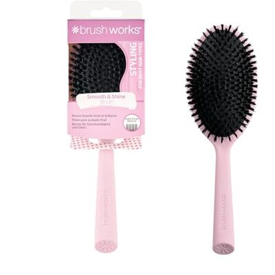 Brushworks Brosse à cheveux lisse et brillante Brushworks Brosse à cheveux lisse et brillante