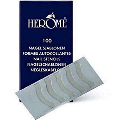 Herome Formes Autocollants Pour Ongles Pochoirs Pour Manucure Pour une manucure française naturelle Nail Tip Stickers (Nail Stencils) 100pcs Herome Formes Autocollants Pour Ongles Pochoirs Pour Manucure Pour une manucure française naturelle Nail Tip Stickers (Nail Stencils) 100pcs