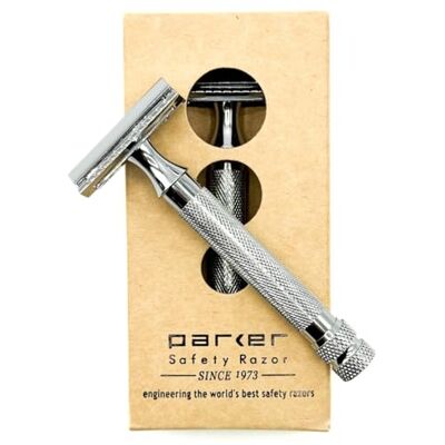 Parker 91R Super Heavy Duty Double Edge Safety Razor & 5 lames Parker 91R Super Heavy Duty Double Edge Safety Razor & 5 lames