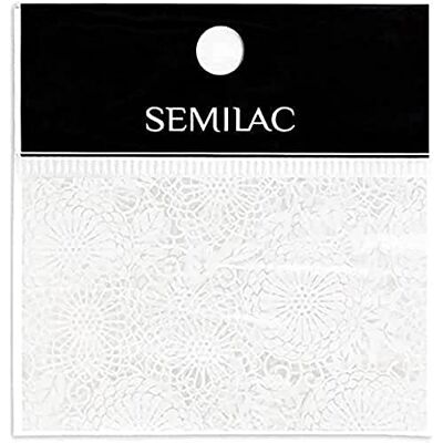 Semilac Nail fransfer foil 14 White Lace Semilac Nail fransfer foil 14 White Lace
