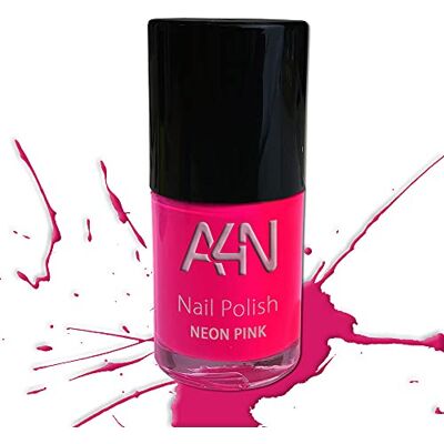 A4N AKTIVE4NAILS Vernis à ongles fluo allemand, 50% de contenu en plus (rose fluo) A4N AKTIVE4NAILS Vernis à ongles fluo allemand, 50% de contenu en plus (rose fluo)