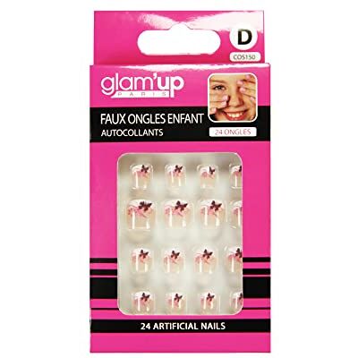 Glam Up Glam’Up Paris Faux Ongles pour Enfant Pleine Couverture Facile à Utiliser – Autocollants Auto-adhésifs 24 Faux Ongles par Boîte Forme Carrée Arrondie N°150 Papillons Glam Up Glam’Up Paris Faux Ongles pour Enfant Pleine Couverture Facile à Utiliser – Autocollants Auto-adhésifs 24 Faux Ongles par Boîte Forme Carrée Arrondie N°150 Papillons