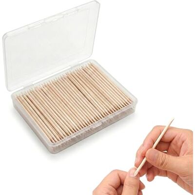 Sun Bâtons en bois orange pour ongles, repousse-cuticules et dissolvant, bâtons à ongles à double extrémité pour enlever le vernis gel et soins des ongles (11,5 cm, 100 pièces) Sun Bâtons en bois orange pour ongles, repousse-cuticules et dissolvant, bâtons à ongles à double extrémité pour enlever le vernis gel et soins des ongles (11,5 cm, 100 pièces)