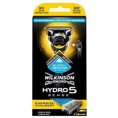 Wilkinson Sword Hydro Sense Energize Rasoir pour Homme Wilkinson Sword Hydro Sense Energize Rasoir pour Homme