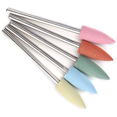 Tbest Lot de 5 forets à ongles en caoutchouc pour manucure, pédicure, polissage des ongles, 152 forets à ongles russes, forets à ongles, forets à ongles en silicone, forets à ongles, Bu électrique (152) Tbest Lot de 5 forets à ongles en caoutchouc pour manucure, pédicure, polissage des ongles, 152 forets à ongles russes, forets à ongles, forets à ongles en silicone, forets à ongles, Bu électrique (152)